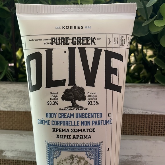 NWT! Korres Pure Greek olive body cream unscented 6.76 fl oz - Picture 4 of 4
